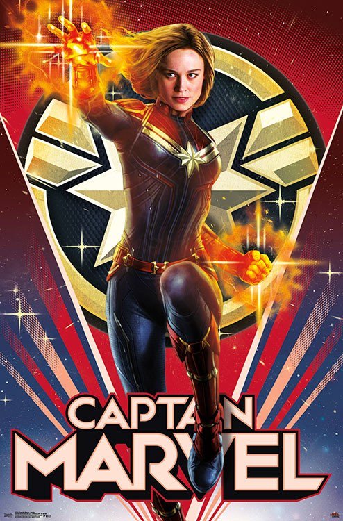 17251 Captain Marvel   Heroic 4X6