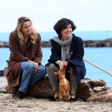 Io sono Mia: Serena Rossi e Lucia Mascino in una scena del film
