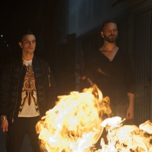Suburra - La Serie: Alessandro Boghi e Giacomo Ferrara in una scena della seconda stagione