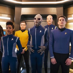Star Trek Discovery: Doug Jones, Anson Mount, David Benjamin Tomlinson, Rachael Ancheril, Sonequa Martin-Green, Sean Connolly Affleck nell'episodio Brother