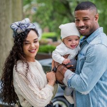 Creed II: Tessa Thompson e Michael B. Jordan in una scena