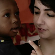 Dove bisogna stare: Jessica Cosenza con una bambino