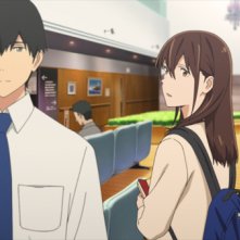 Voglio mangiare il tuo pancreas: una scena del film d'animazione