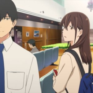 Voglio mangiare il tuo pancreas: una scena del film d'animazione