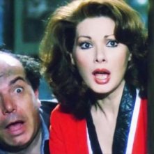 Lino Banfi con Edwige Fenech in un film