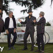 Masterchef Italia 8: i giudici Bruno Barbieri, Antonino Cannavacciuolo,  Joe Bastianich e Giorgio Locatelli