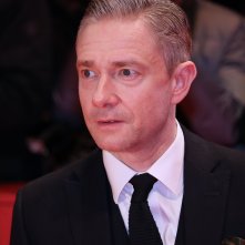 Berlino 2019: un primo piano di Martin Freeman sul red carpet di The Operative
