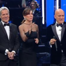 Sanremo 2019: Claudio Bisio, Virginia Raffaele e Claudio Baglioni
