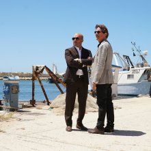 Il Commissario Montalbano: Luca Zingaretti e  Cesare Bocci nell'episodio L'altro capo del filo