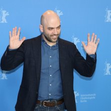 Berlino 2019: uno scatto di Roberto Saviano al photocall de La paranza dei bambini