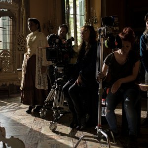 Elisa & Marcela: un momento sul set del film