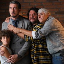 Modalità aereo: Paolo Ruffini e Dino Abbrescia in una foto