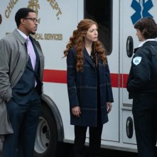 Proven Innocent: Russell Hornsby e Rachelle Lefevre in una scena
