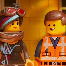 The Lego Movie 2: Una nuova avventura: Emmet con Wyldstyle in una scena