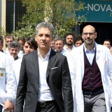 Il mondo sulle spalle: Beppe Fiorello in una scena della fiction