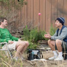 Paddleton: Mark Duplass e Ray Romano in una scena del film