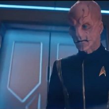 Stark Trek Discovery: Doug Jones durante una scena nell'episodio The Sounds of Thunder