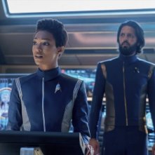 Stark Trek Discovery: Sonequa Martin-Green, Shazad Latif nell'episodio The Sounds of Thunder