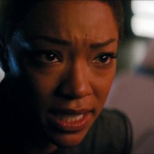 Star Trek Discovery: un primo piano di Sonequa Martin-Green nell'episodio Light and Shadows