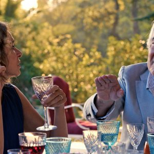 I Villeggianti: Valeria Bruni Tedeschi e Pierre Arditi in una scena del film