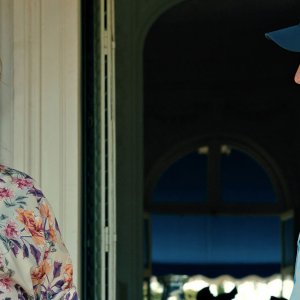 I Villeggianti: Yolande Moreau in una scena del film