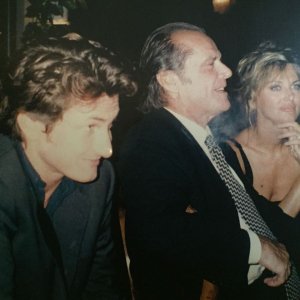Sean Penn, Dalila Di Lazzaro e Jack Nicholson