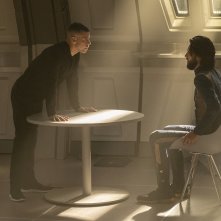 Star Trek: Discovery, Wilson Cruz, Shazad Latif in una scena dell'episodio If Memory Serves
