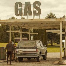 American Gods: Ricky Whittle in  una scena dell'episodio Muninn