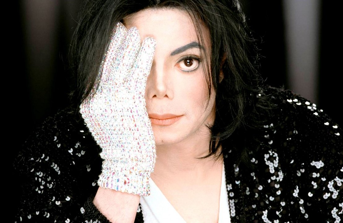 Primo piano di Michael Jackson