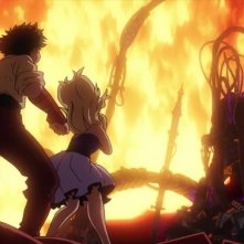 My Hero Academia the Movie: Two Heroes; una scena d'azione