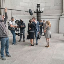 Una giusta causa: Felicity Jones e Armie Hammer sul set