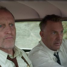 Highwaymen - L'ultima Imboscata: Kevin Costner e  Woody Harrelson in una scena