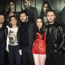 Gomorra: Arturo Muselli, Cristiana Dell'Anna, Salvatore Esposito, Ivana Lotito e Loris De Luna
