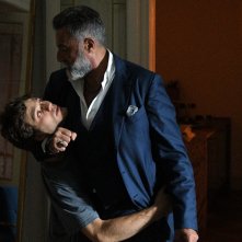 Dolceroma: Luca Barbareschi durante una scena