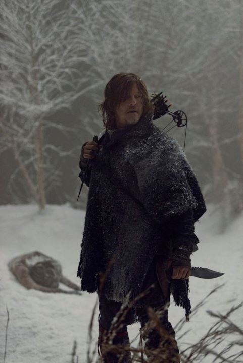 The Walking Dead 9X16 Daryl Nella Neve