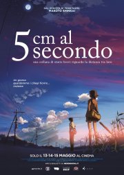 5 centimetri al secondo: il poster italiano