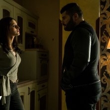 Gomorra: Ivana Lotito con Salvatore Esposito in una scena del primo episodio della quarta stagione