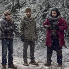 The Walking Dead: Cooper Andrews, Ross Marquand, Callan McAuliffe in una scena dell'episodio La Tempesta