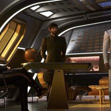 Star Trek Discovery: Wilson Cruz, Anson Mount, Ethan Peck, Sonequa Martin-Green nell'episodio Perpetua Infinità