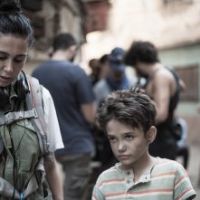 Cafarnao - Caos e miracoli: Nadine Labaki e Zain Al Rafeea  sul set