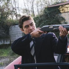 Lo Spietato: una scena d'azione con Riccardo Scamarcio