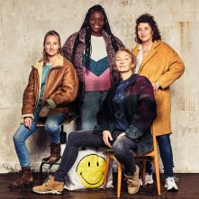 Le Invisibili: Noémie Lvovsky, Corinne Masiero, Audrey Lamy, Déborah Lukumuena in un'immagine promozionale