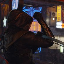 Avengers: Endgame, Jeremy Renner con il look da 'Ronin'