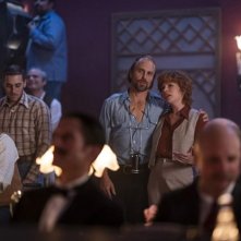 Fosse/Verdon: Michelle Willilams e Sam Rockwell in una scena della serie