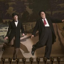 Stanlio e Ollio: Steve Coogan con John C. Reilly in un momento del film
