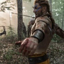 American Gods: Pablo Schreiber in una scena d'azione nell'episodio Treasure of the Sun