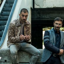 Gomorra La Serie: Andrea Di Maria durante una scena del nono episodio della quarta stagione