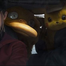 Detective Pikachu: Kathryn Newton, Justice Smith con i loro amici pokemon
