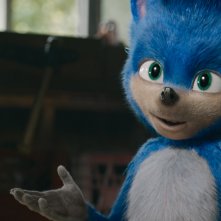 Sonic Il Film: Sonic in una scena del film