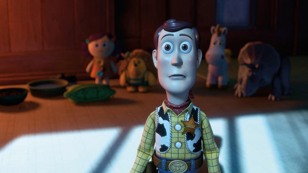 Woody in una scena di Toy Story 4